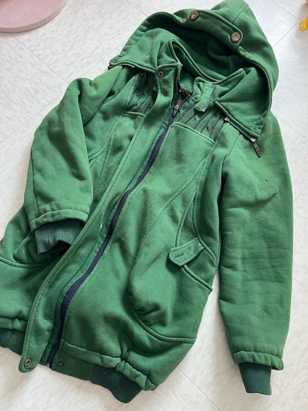 Vintage Thick Zip Up Jacket